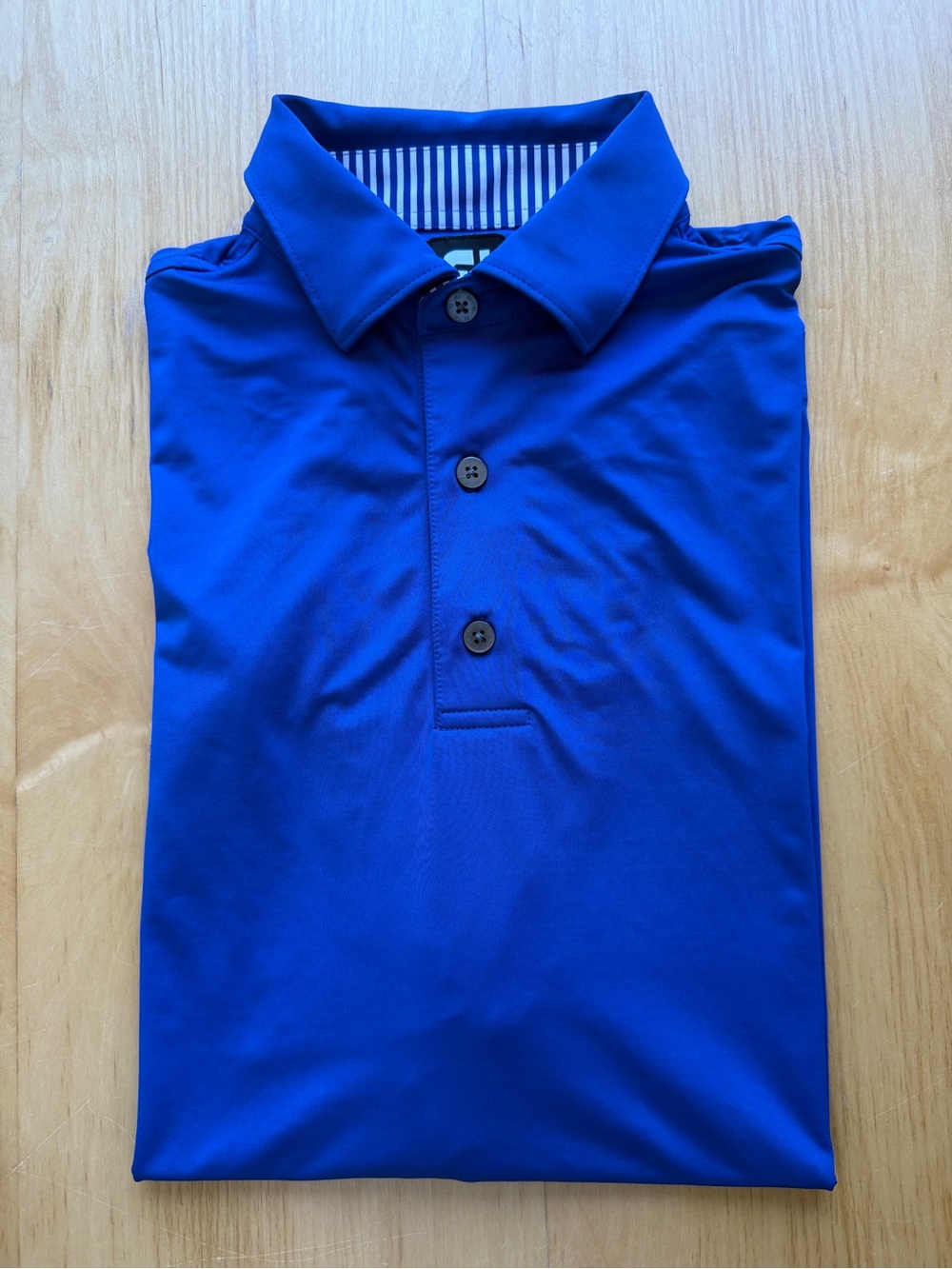 FootJoy Golf Polo Shirt Men’s XL Blue Performance Stretch Green Bay Country Club
